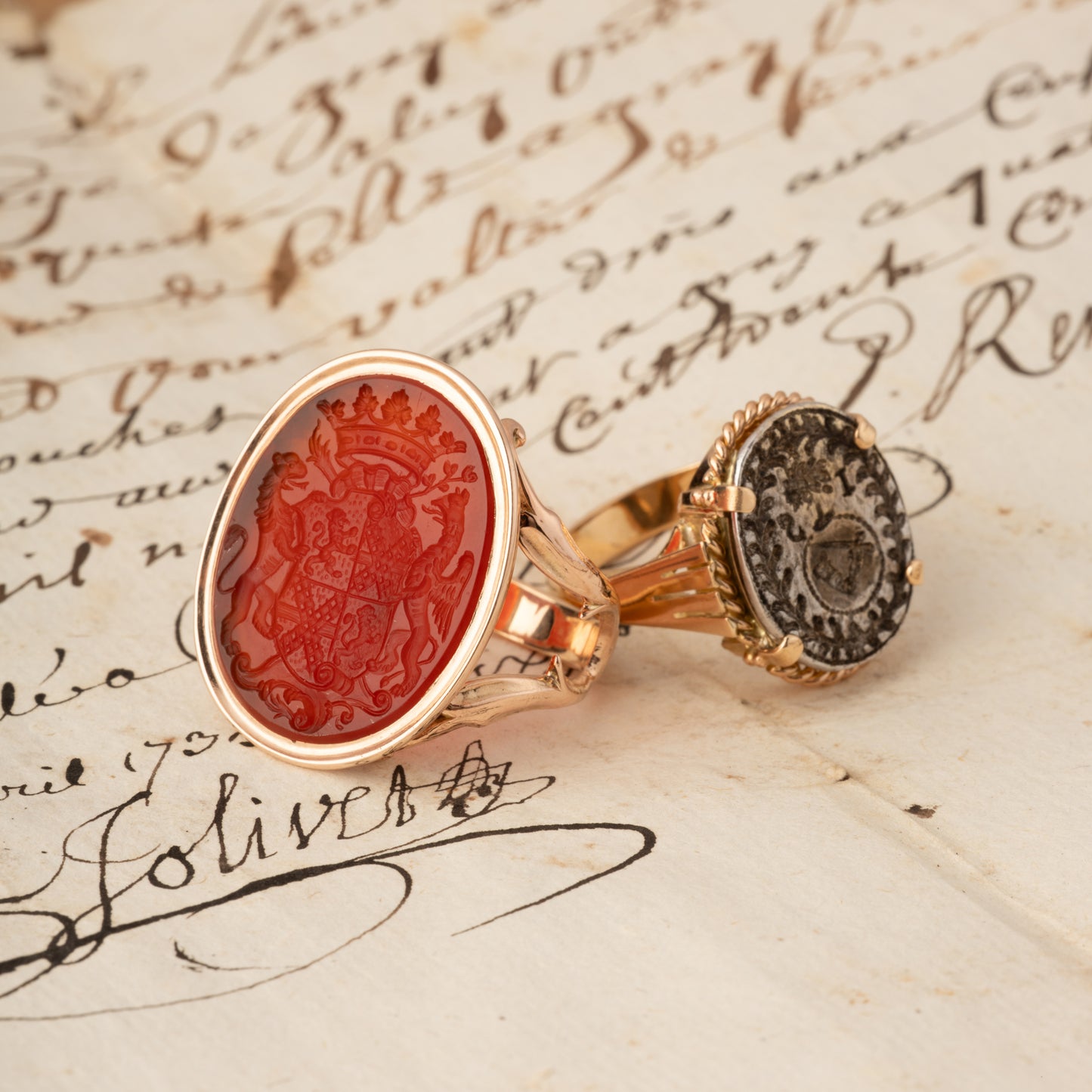 Bague Cachet van Aerssen