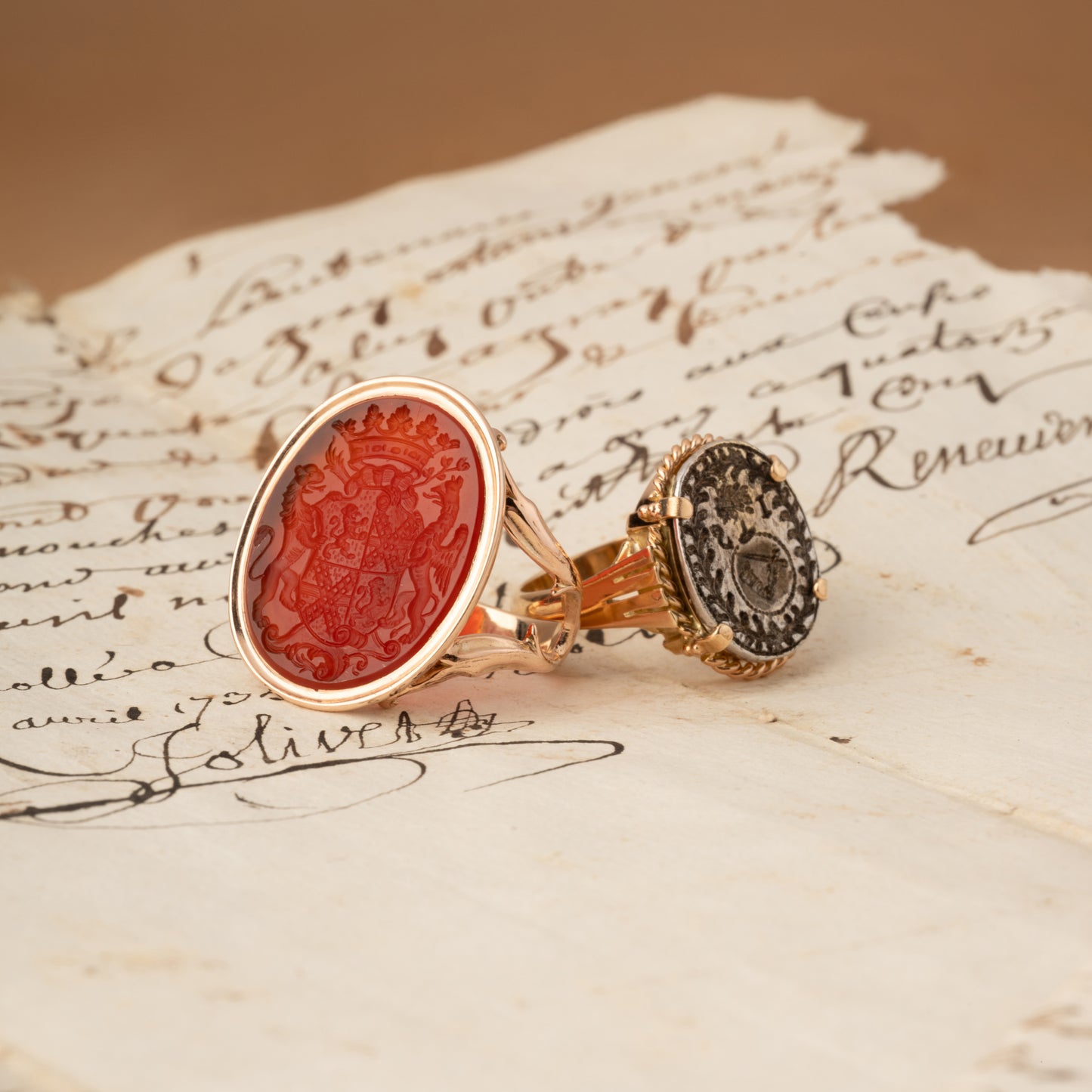 Bague Cachet van Aerssen