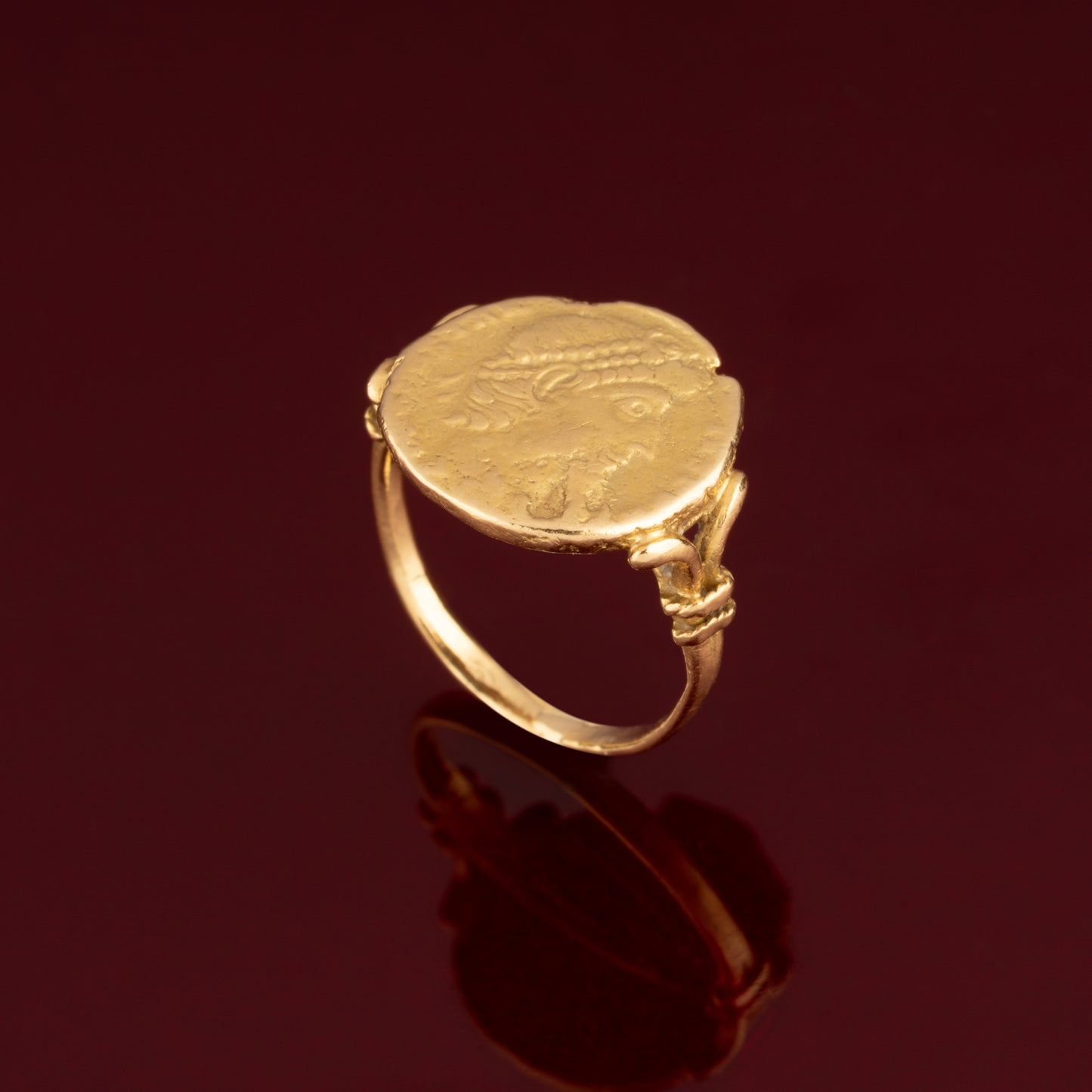 Bague pièce antique