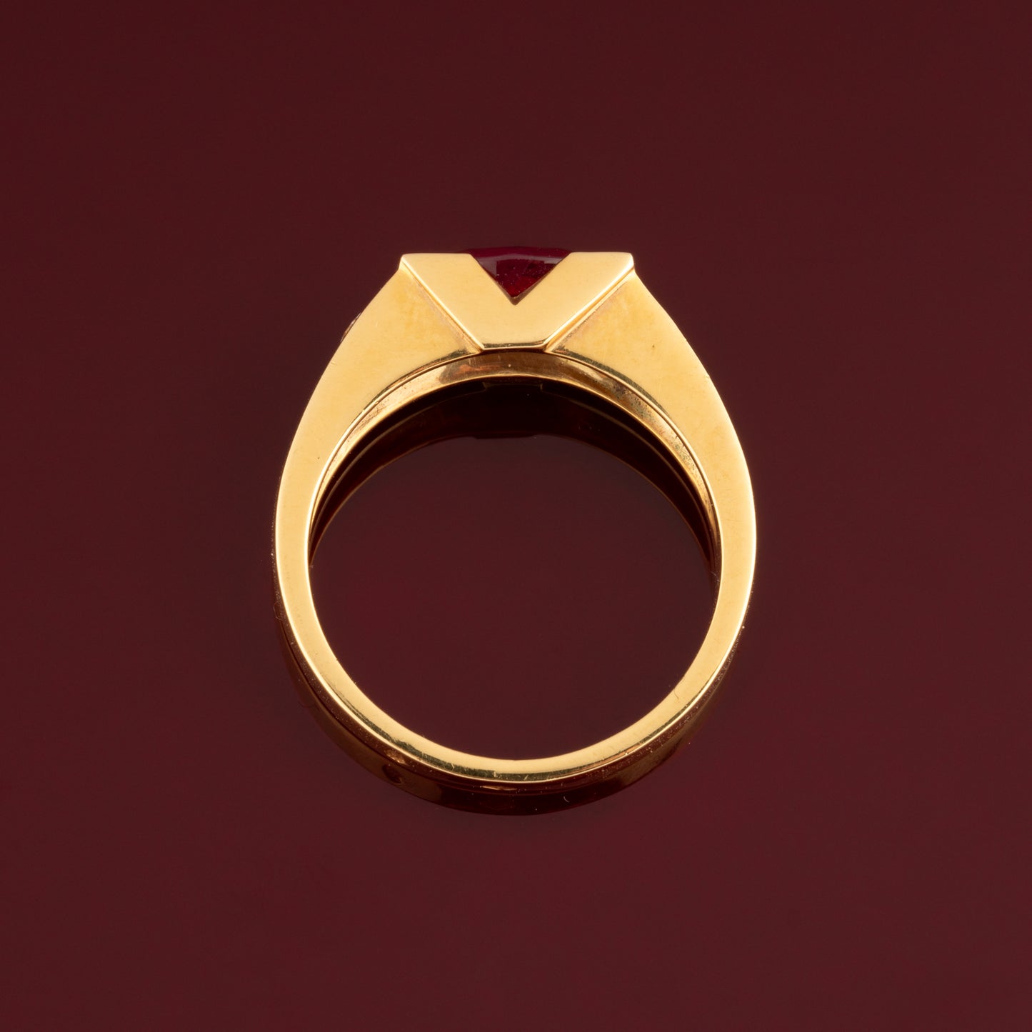 Bague rubis et diamants