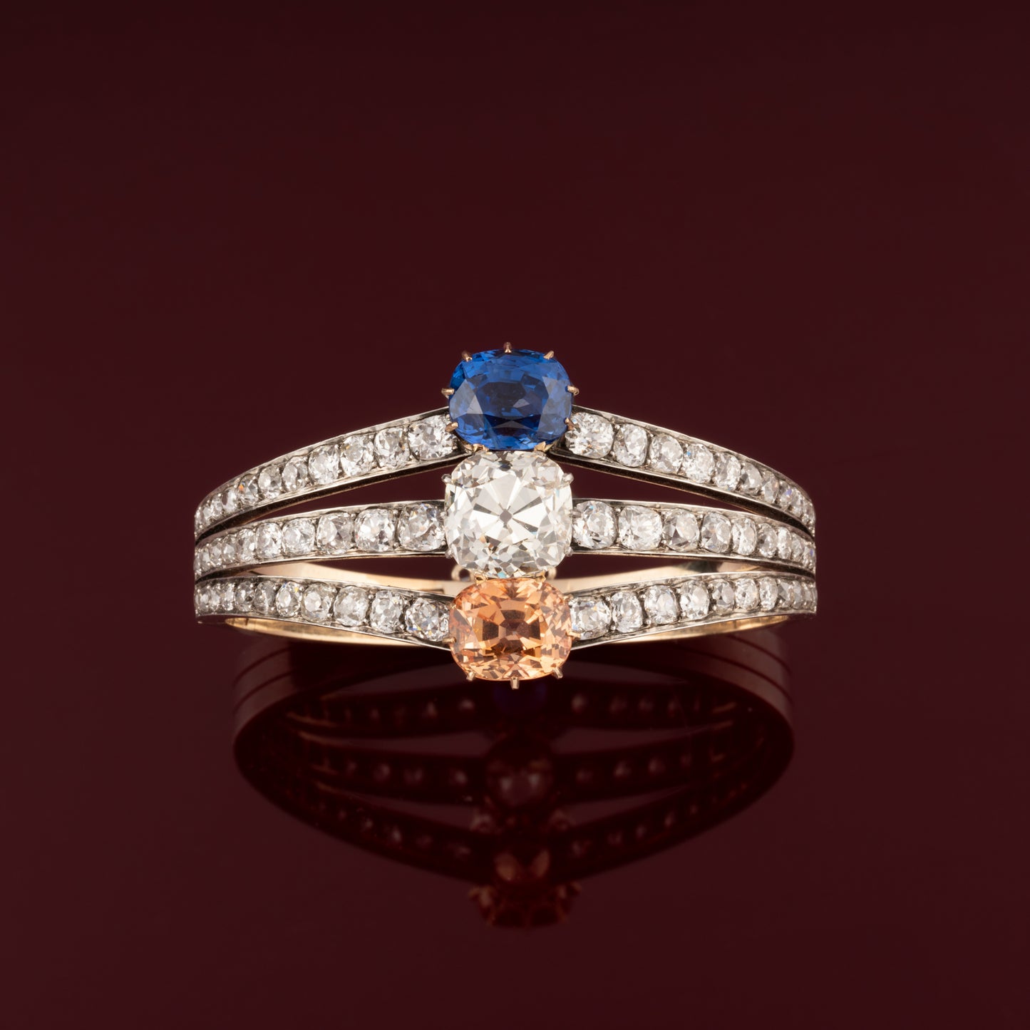 Bracelet Orange Blanc Bleu