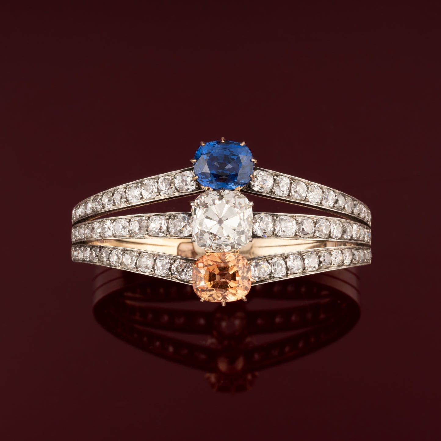 Bracelet Orange Blanc Bleu
