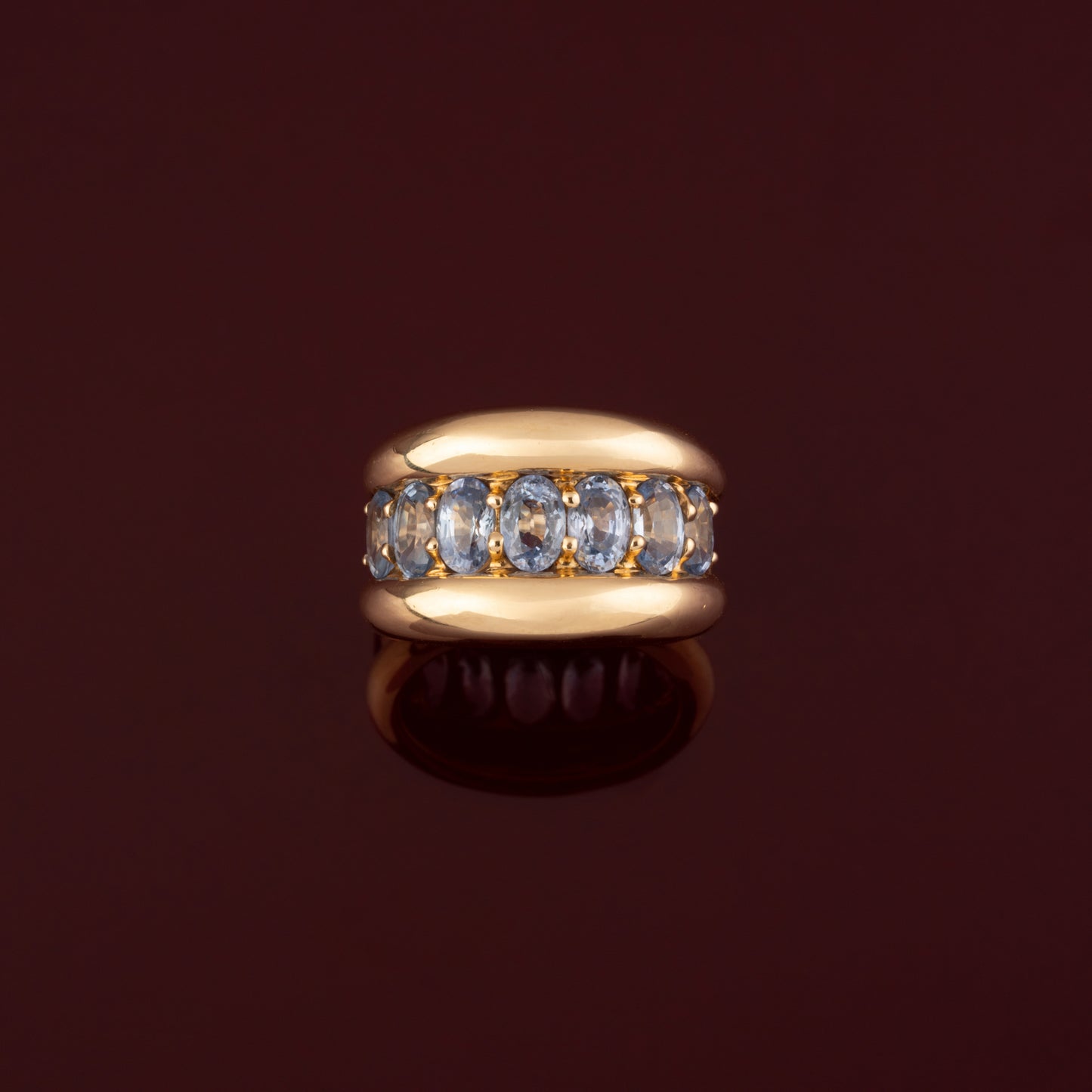 Bague saphirs