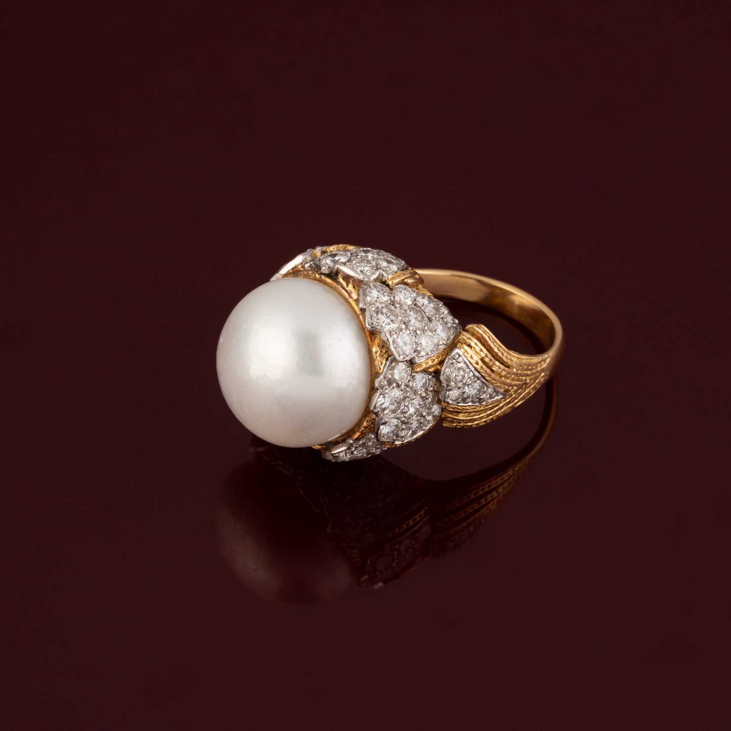 Bague perle