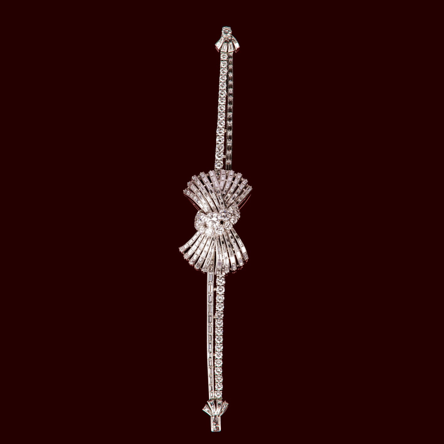 Diamond knot bracelet