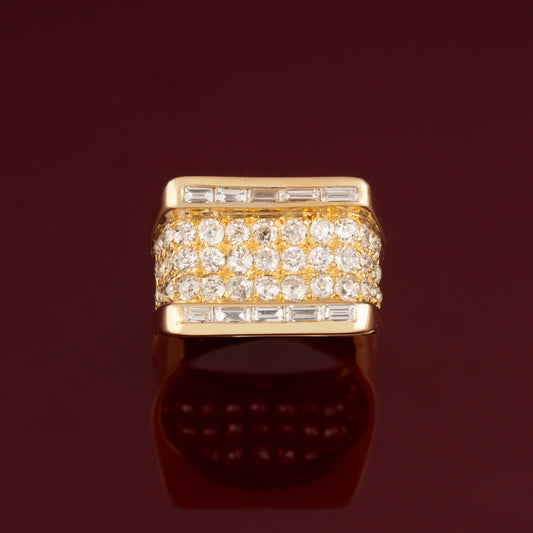 Diamond signet ring