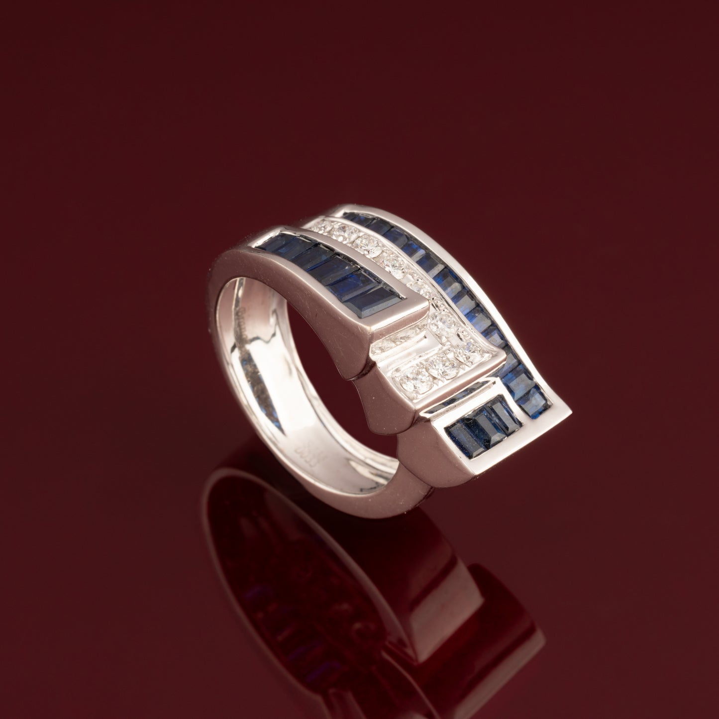 Bagues saphir et diamant