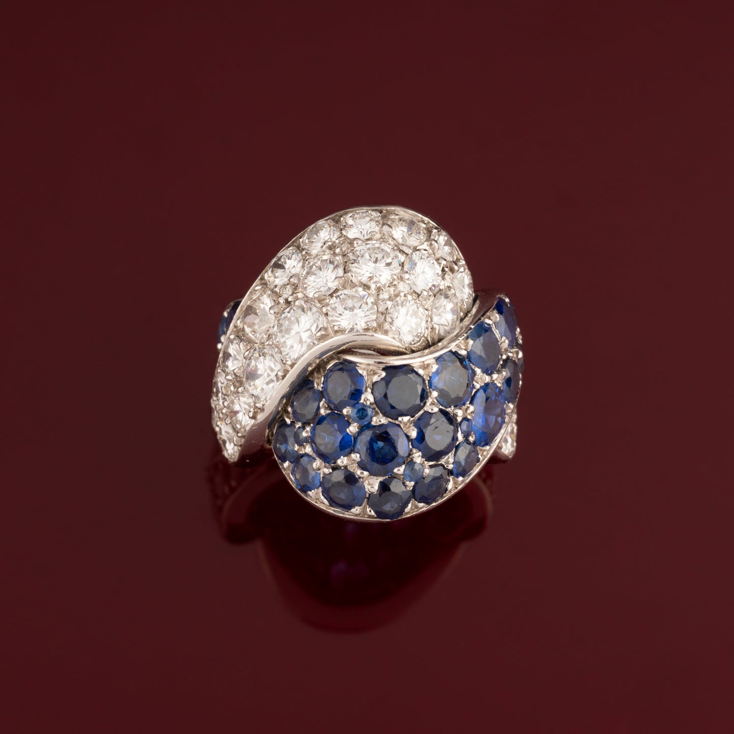 Sapphire and diamond ring