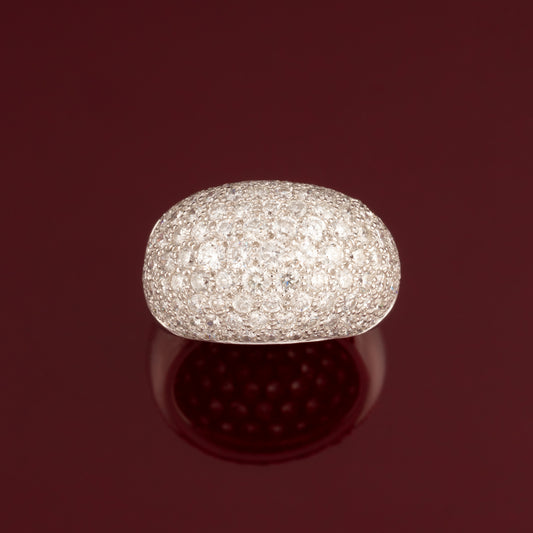 Diamond dome ring