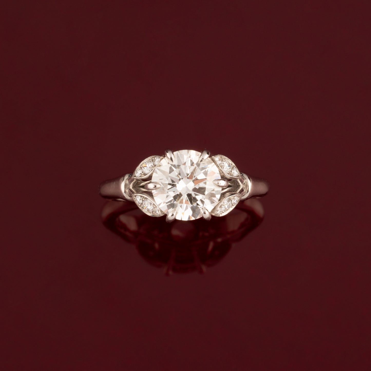 Bague solitaire diamants