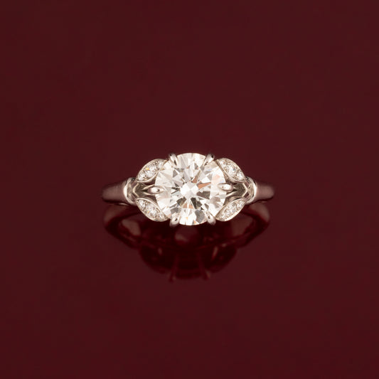 Bague solitaire diamants