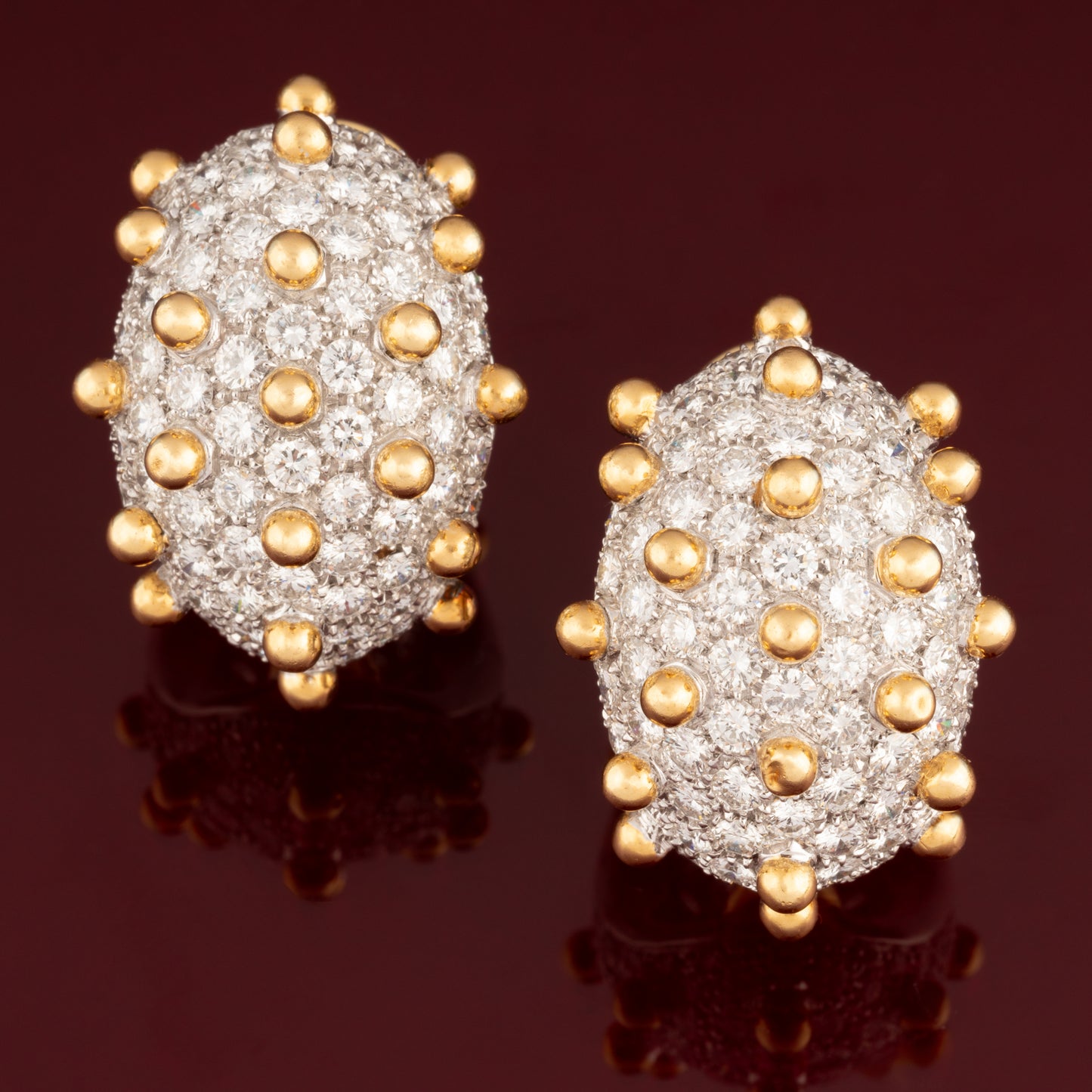 Demi parure vintage diamants