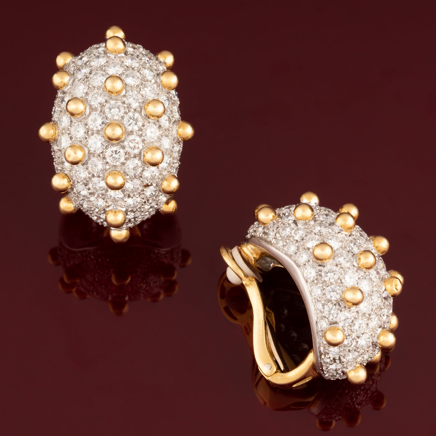 Demi parure vintage diamants