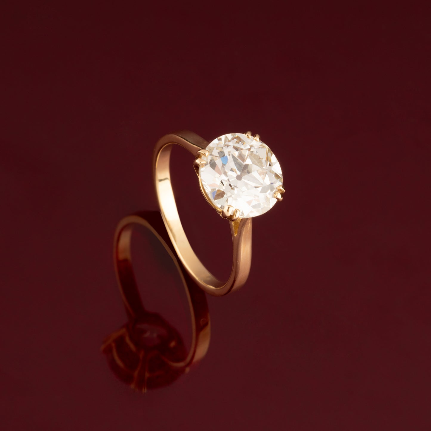Bague solitaire diamant
