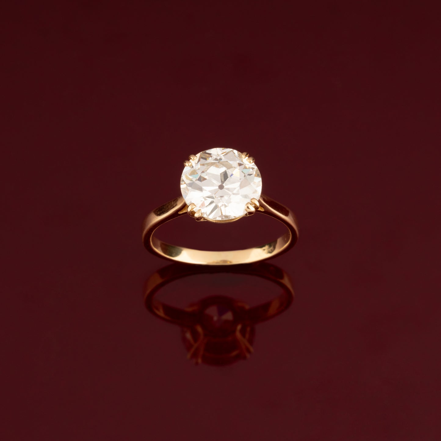 Bague solitaire diamant