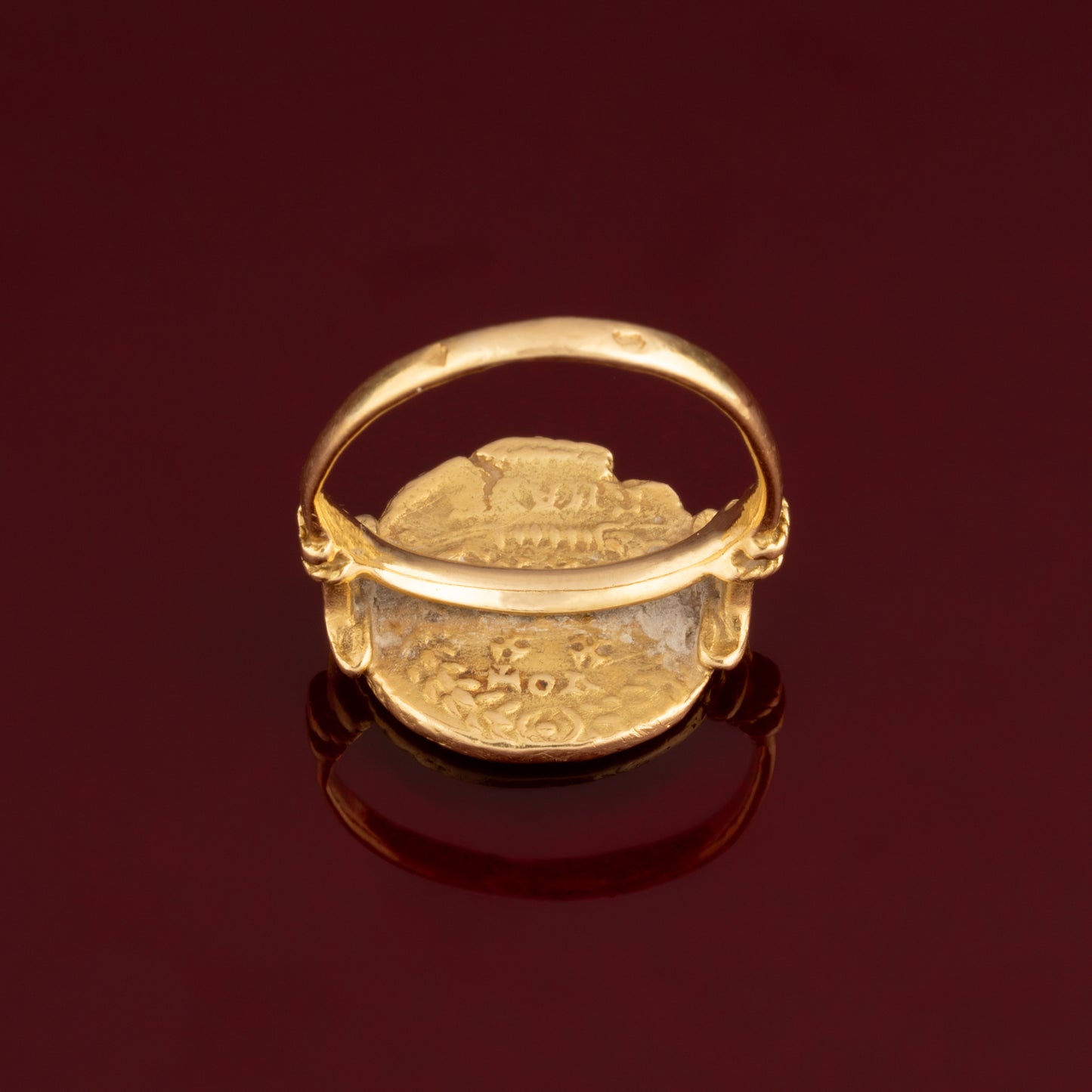 Bague pièce antique