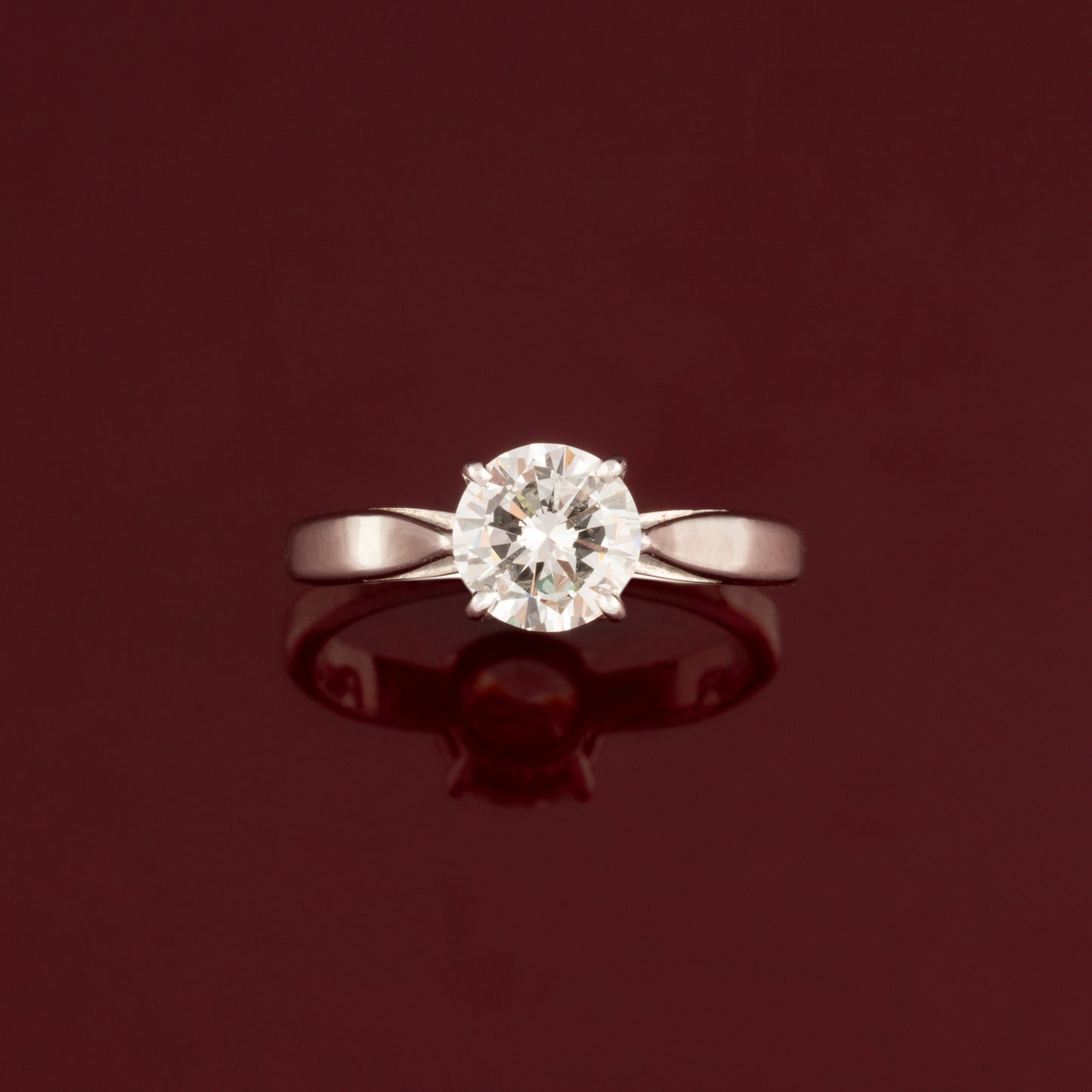 Bague solitaire diamant