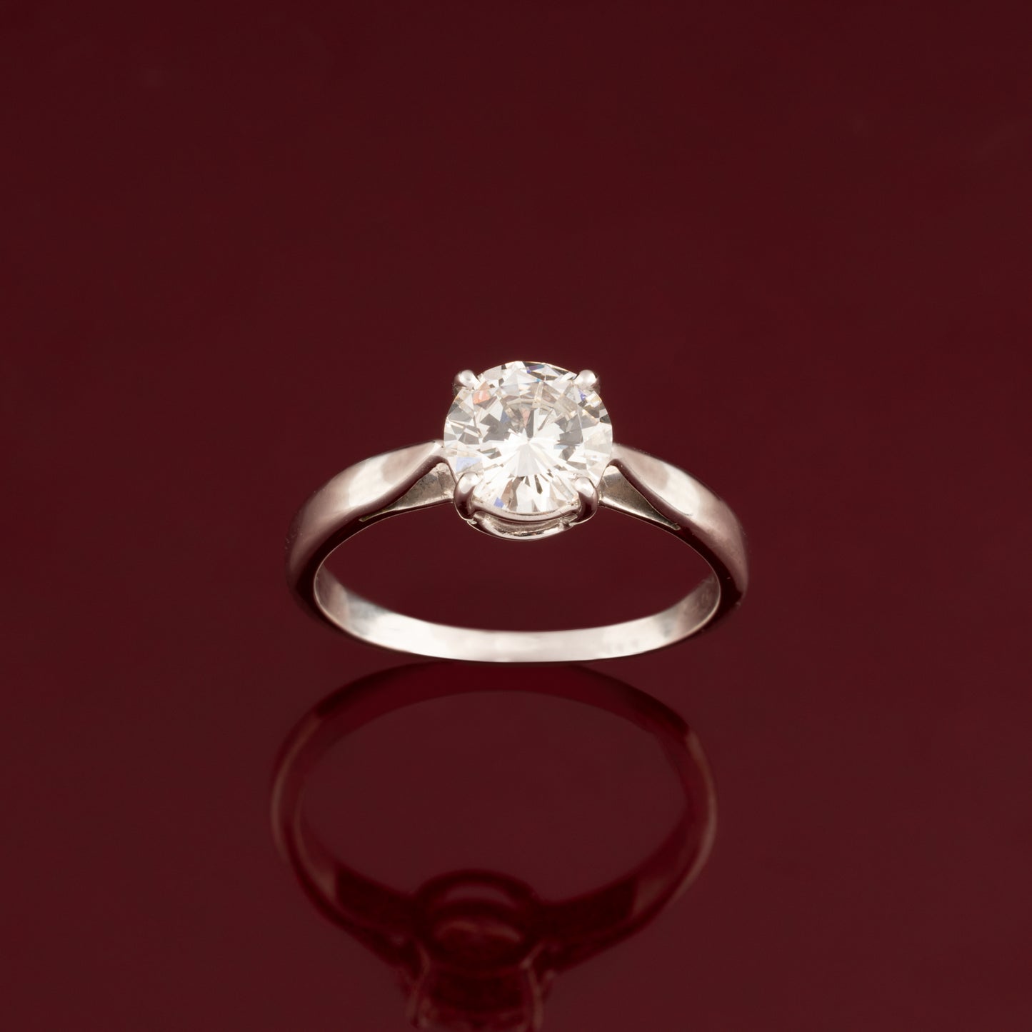 Bague solitaire diamant