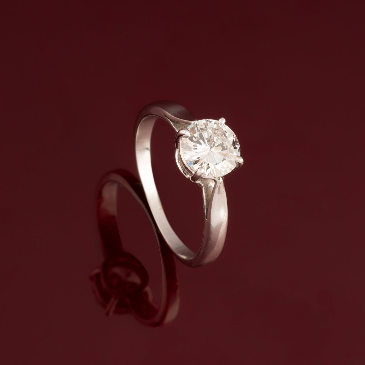 Bague solitaire diamant