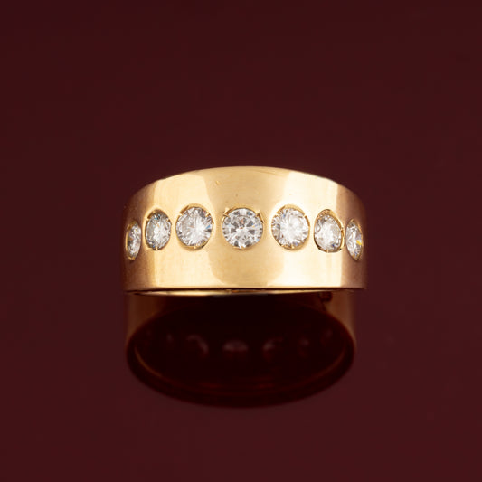Bague 7 diamants