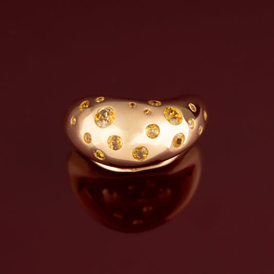 Bague FRED saphirs jaunes