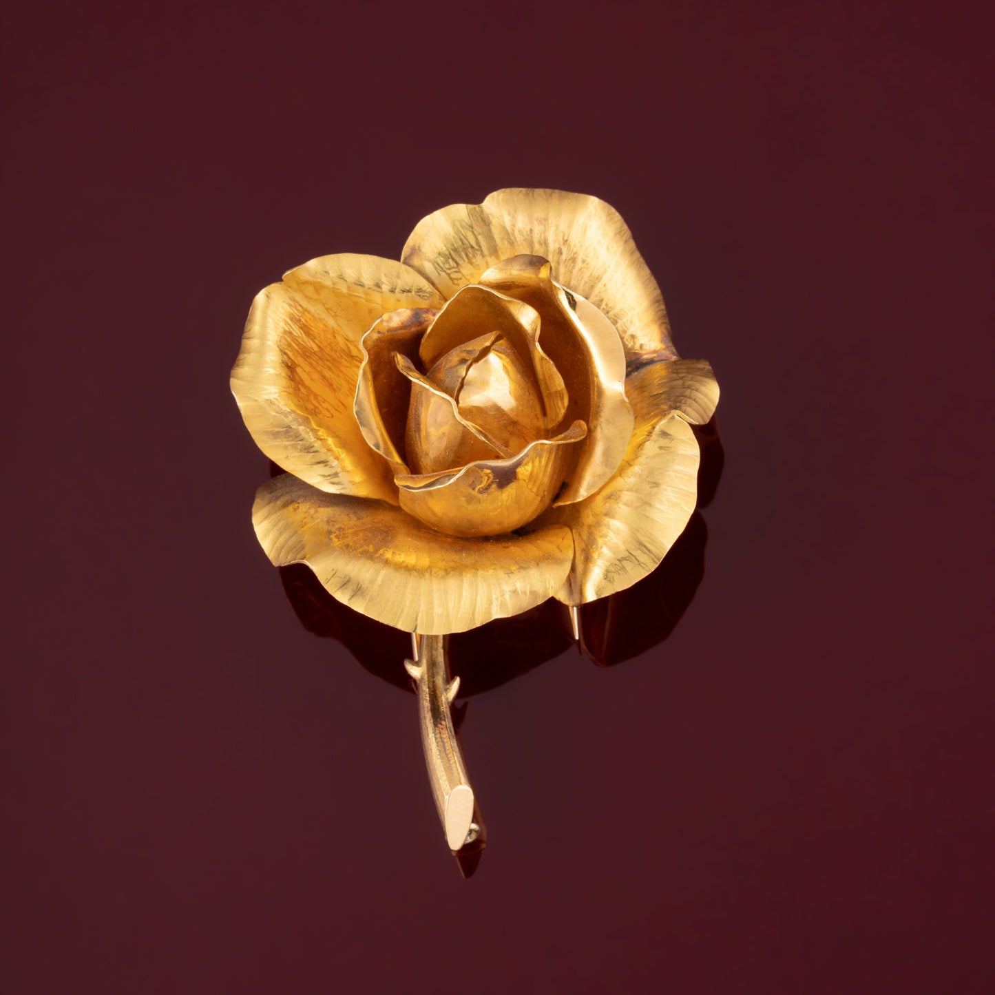 Broche Rose Hermès