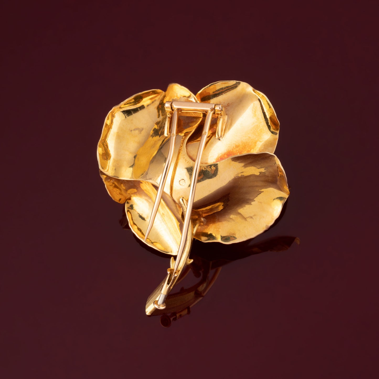 Broche Rose Hermès