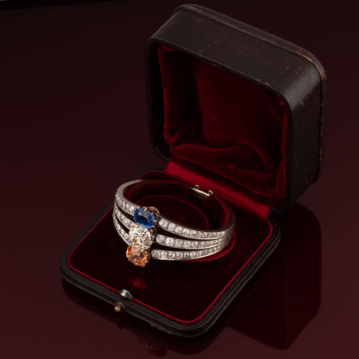 Bracelet Orange Blanc Bleu