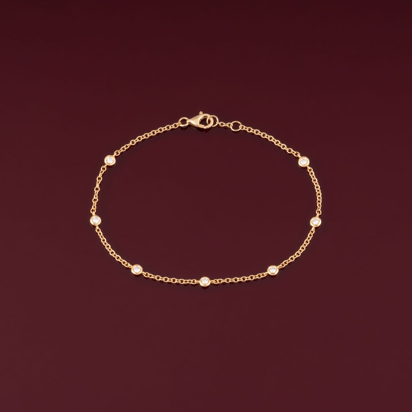 Bracelet or et diamants