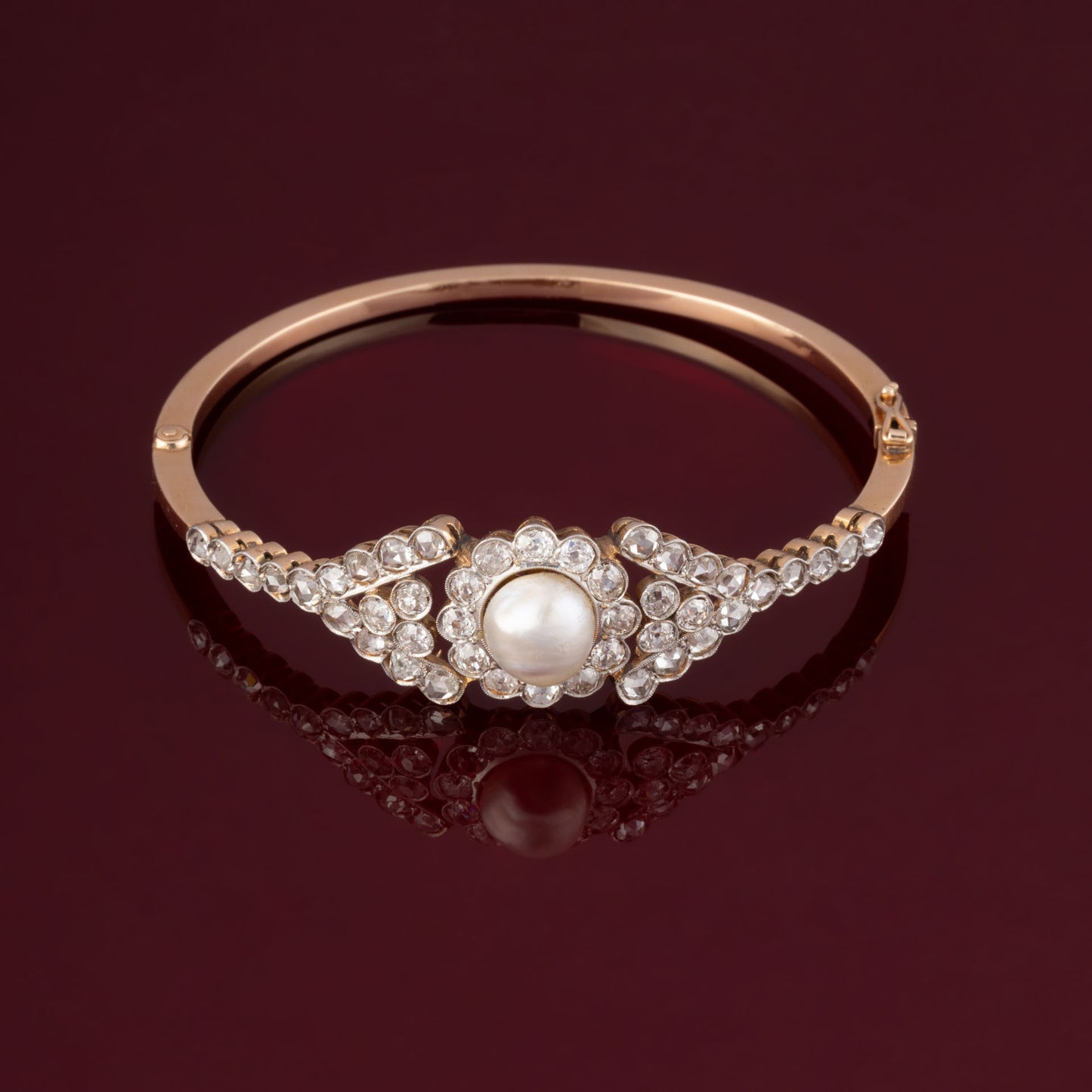 Bracelet jonc perle