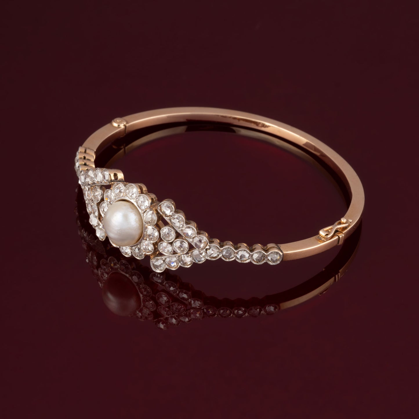Bracelet jonc perle