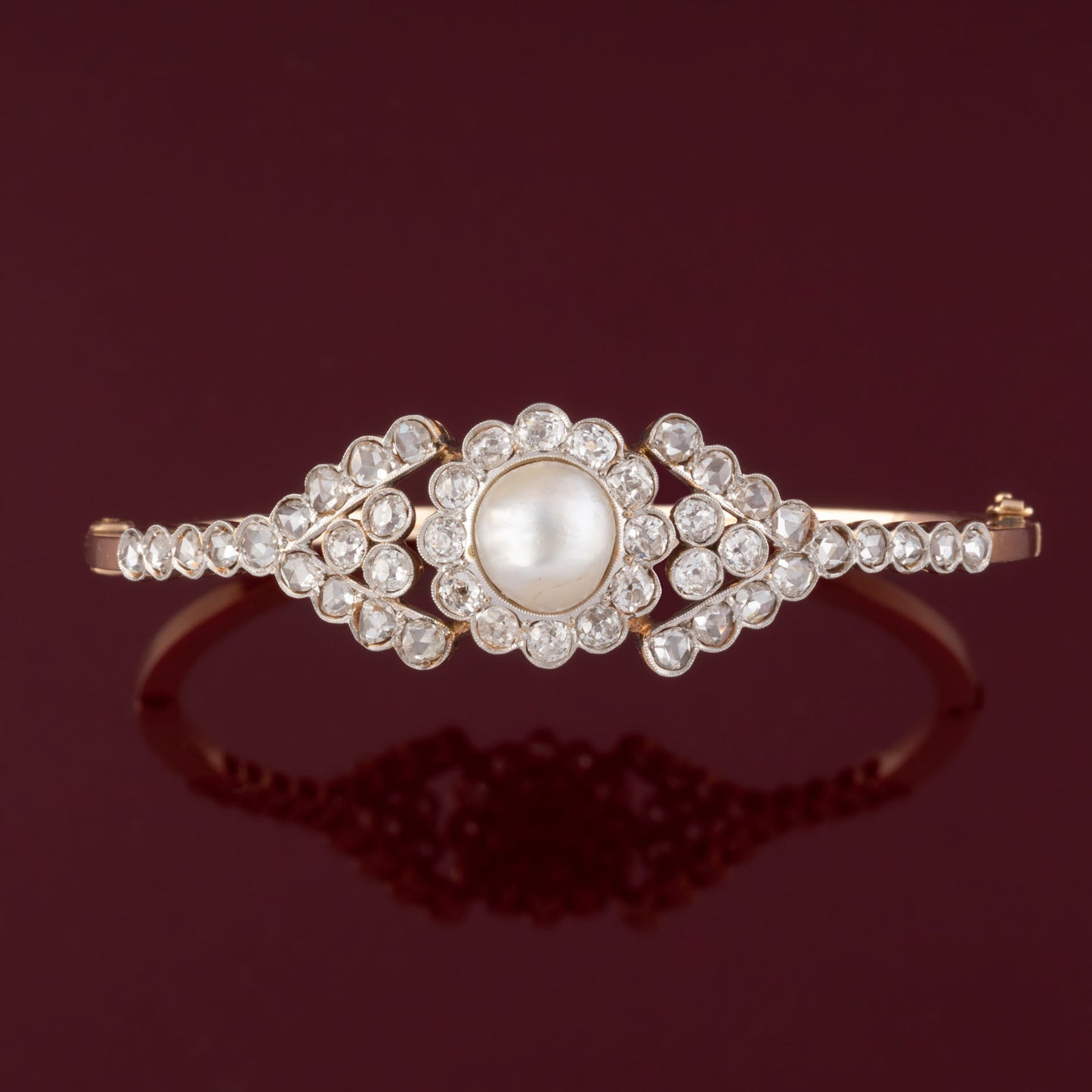 Bracelet jonc perle