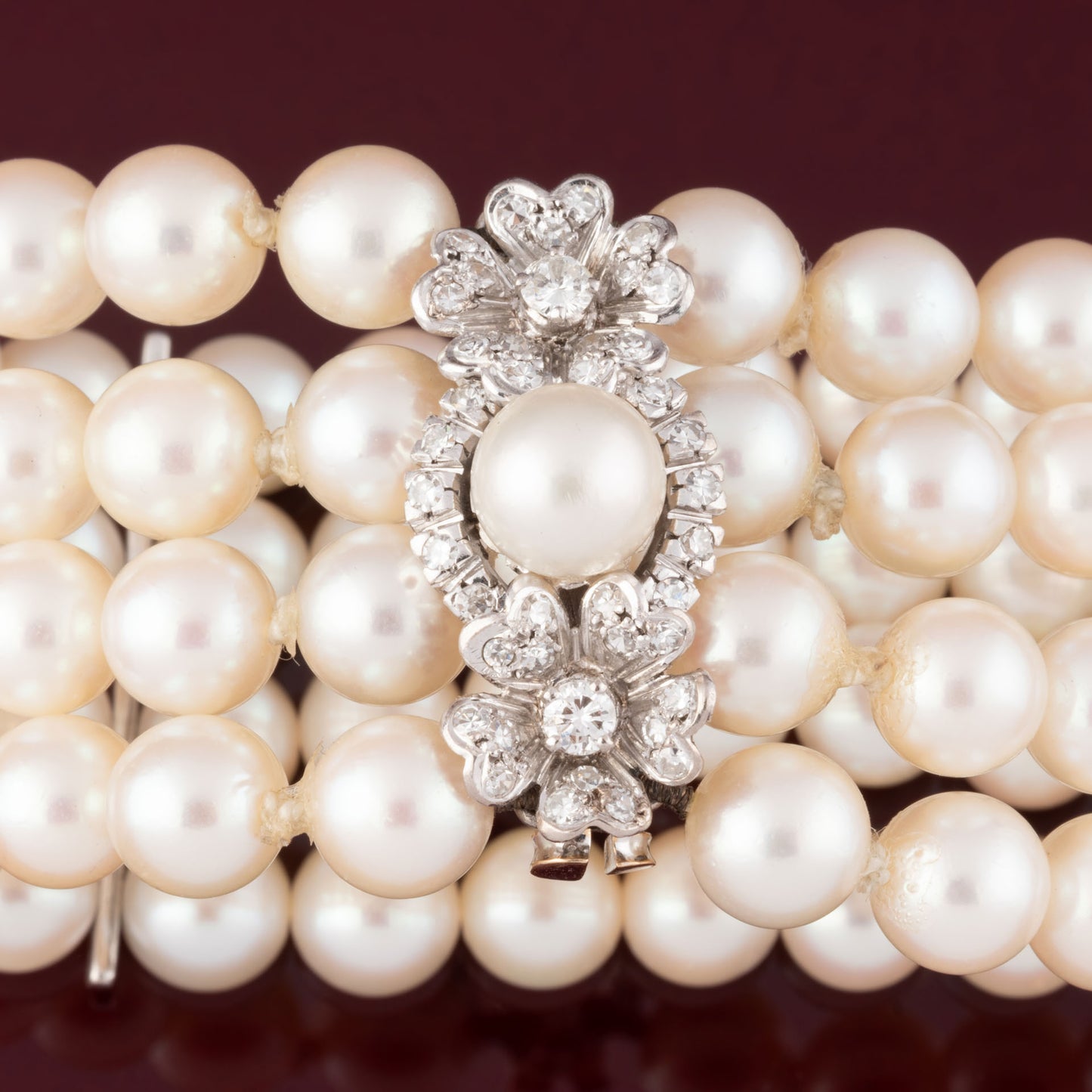 Bracelet manchette perles