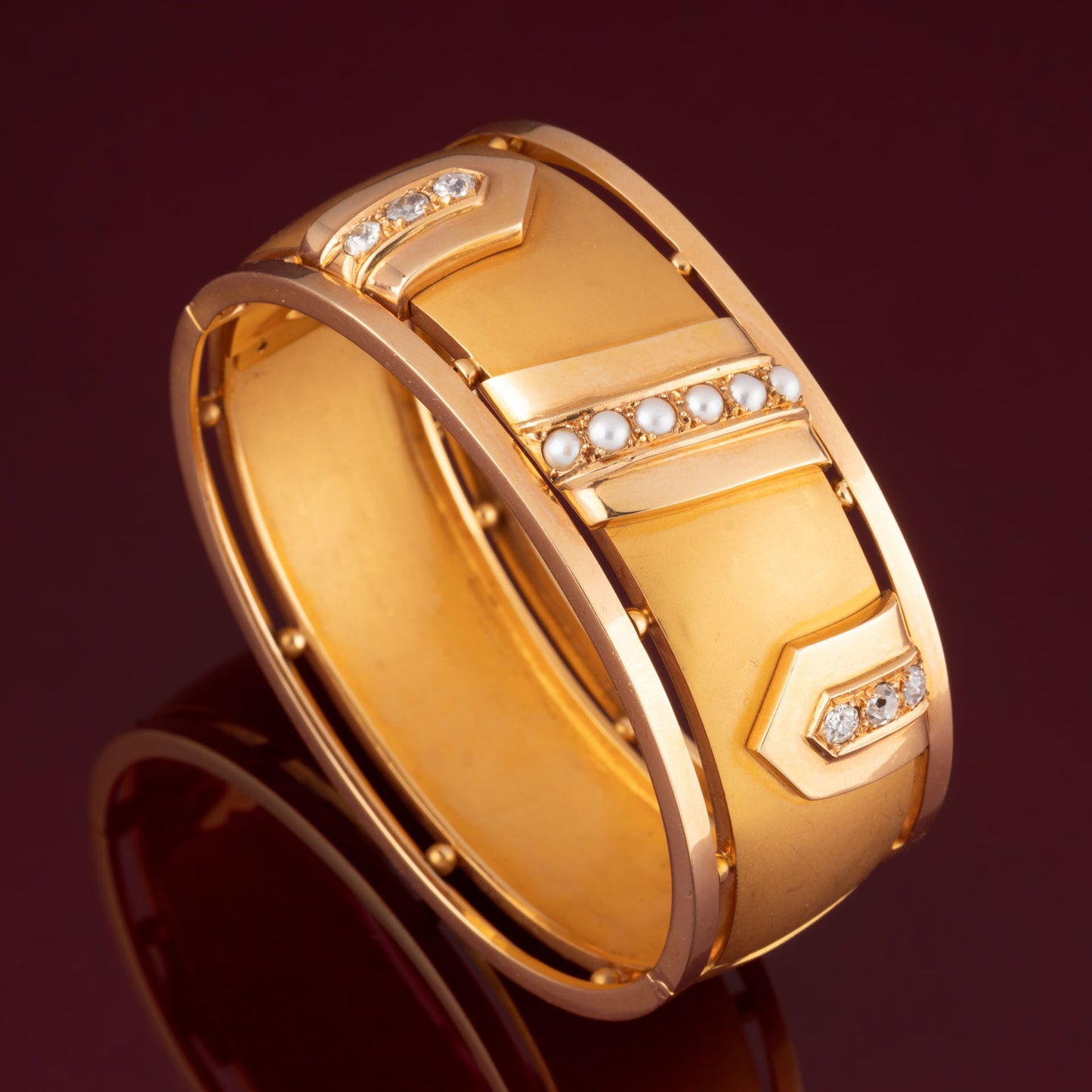 Bracelet rigide Epoque Napoléon III