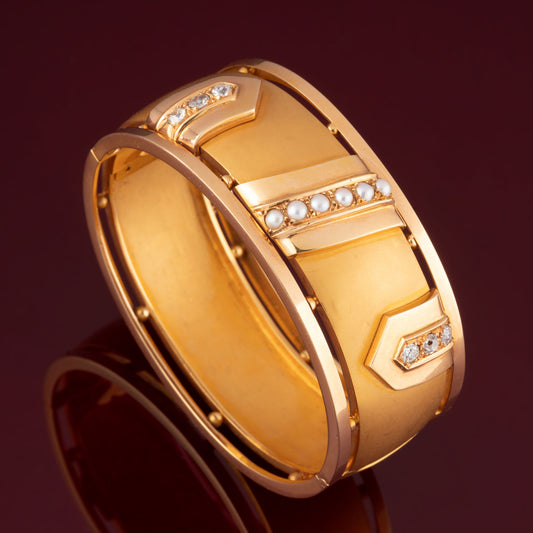 Bracelet rigide Epoque Napoléon III