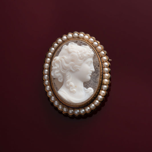 Broche camée