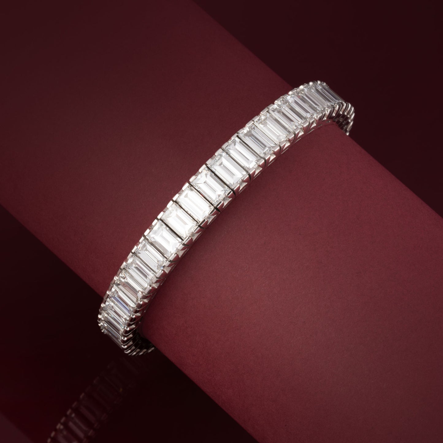Bracelet rivière baguette