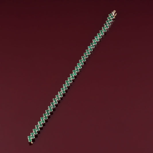 Bracelet émeraudes