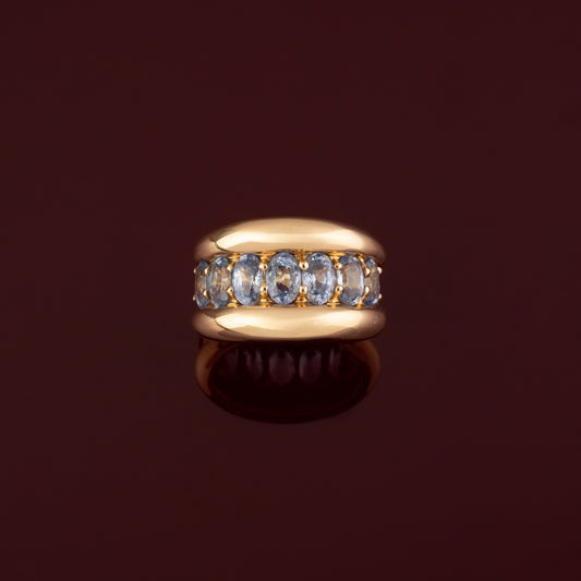 Bague saphirs