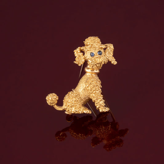 Broche caniche