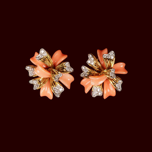 Coral ear clip
