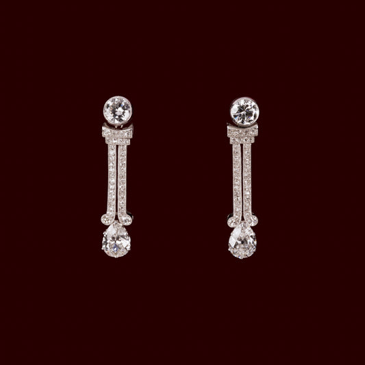 Pendants d'oreilles diamants