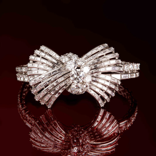 Bracelet noeud diamants